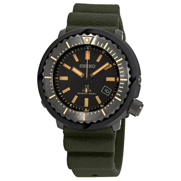 Seiko Prospex Solar Divers Black Dial Men's Watch SNE543P1