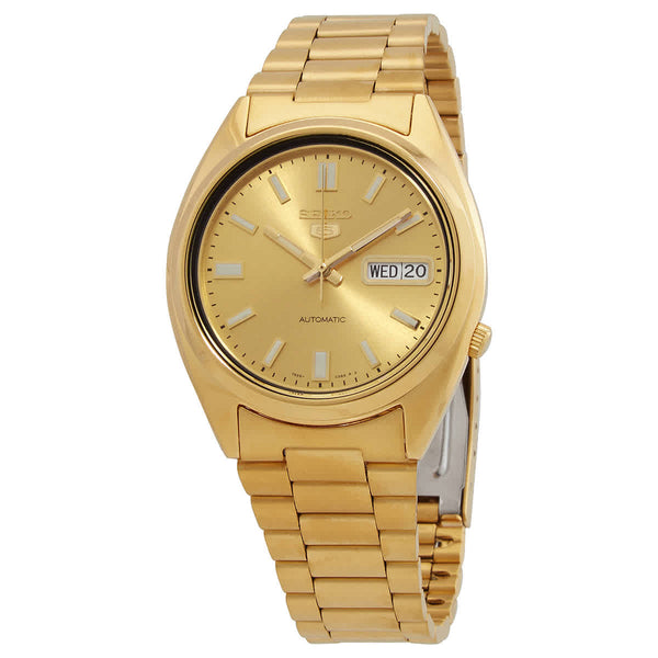 Seiko Series 5 Automatic Gold Dial Men's Watch SN0S80K1