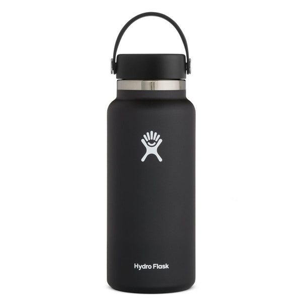 Hydro Flask 1 L WIDE MOUTH WITH FLE0 CAP BLACK 2.0