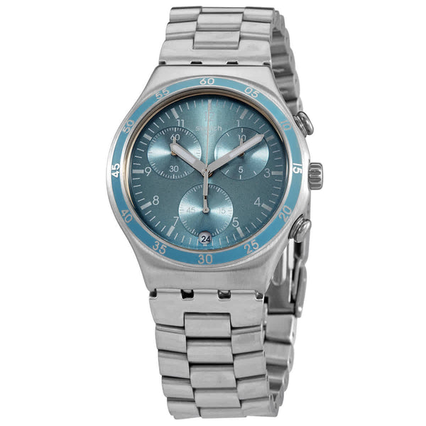 Ρολόι Swatch Clear Water Chronograph Blue Dial YCS589G Quartz - Unisex