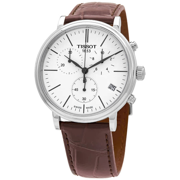 Ρολόι Tissot Carson Premium Chronograph White Dial T122.417.16.011.00 Quartz - Ανδρικό