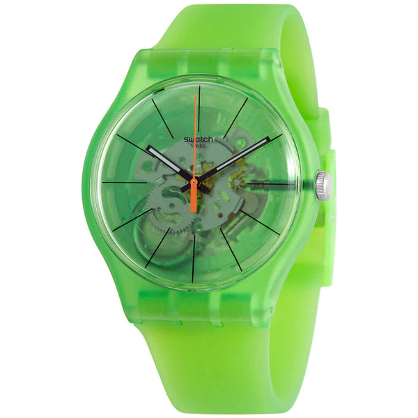 Ρολόι Swatch Kiwi Vibes Green Transparent Dial SUOG118 Quartz - Ανδρικό